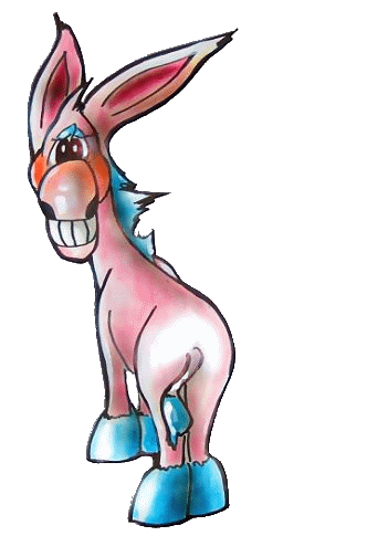 Esel, eselcomic, donkey, donkey comic, burro by Christine Dumbsky
